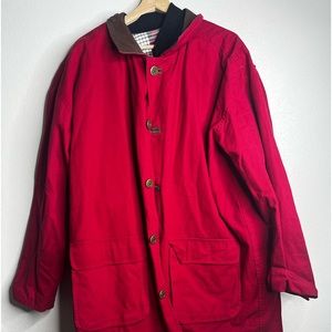 Vintage Marlboro chore coat men’s size large red